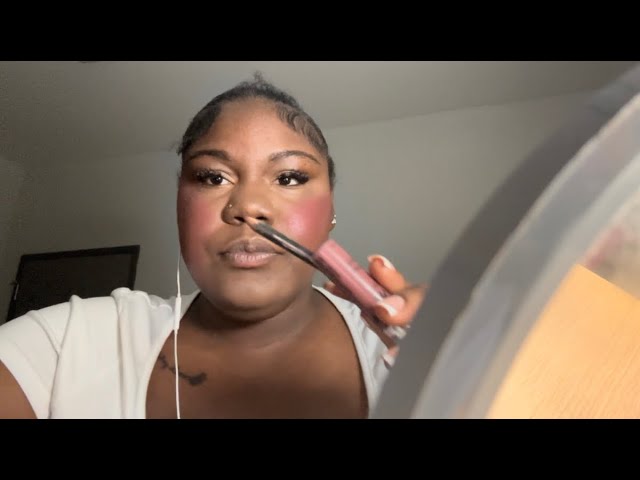 My quick makeup routine #makeuptutorial #yapping #baddiemakeup 