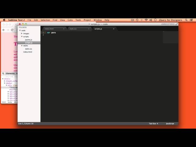 Designers Learning jQuery Episode 3: Adding and Moving Content