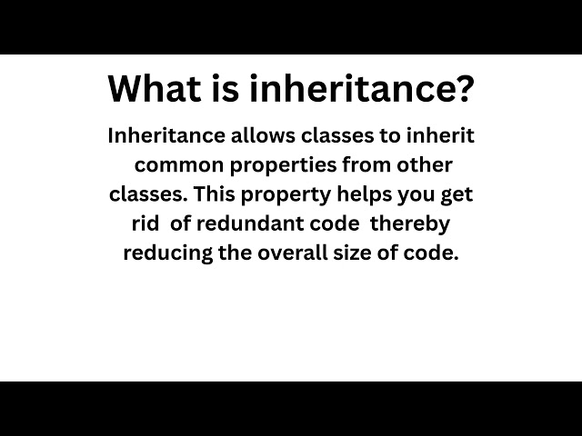 Inheritance