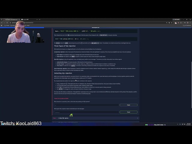 Learn Cyber Security w/ Me! (SQL Injection Introduction) - TryHackMe!
