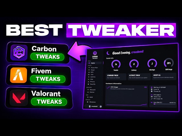 🟣 I Tested the Carbon Tweaker – Is It Actually Worth It? 🖥️