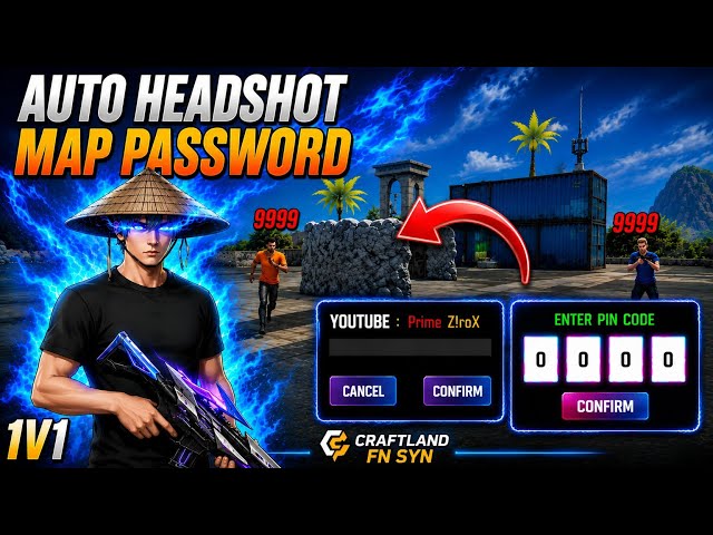 Auto Headshot Panel Gun CRAFTLAND Map Code