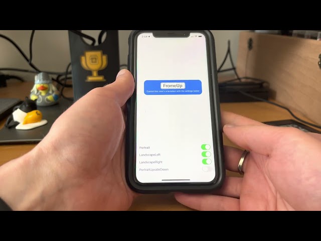 RotationMatchingOrientation demo