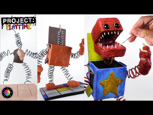 How to Make BOXY BOO (Project Playtime) out of Clay | How to BOXY BOO | PlastiVerse