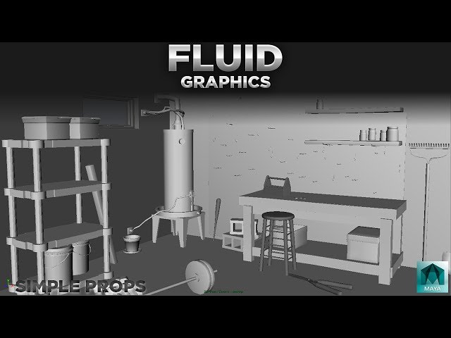 5 Simple Props: Prop Modeling | Maya 3D
