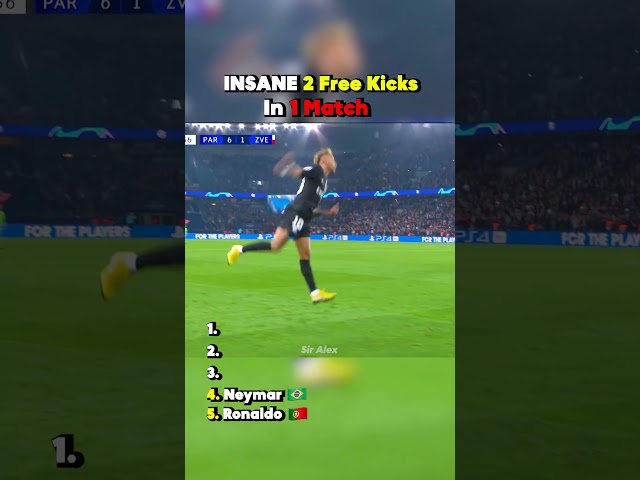 INSANE 2 Free Kicks in 1 Match