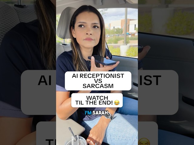 Can an AI Receptionist Handle a Sarcastic Caller? | Nextiva #shortsfeed