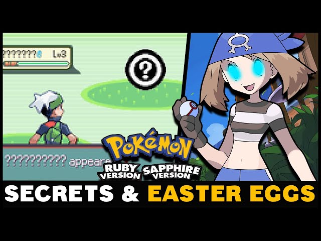 8 SECRETS & EASTER EGGS in Pokemon Ruby & Sapphire More You Missed
