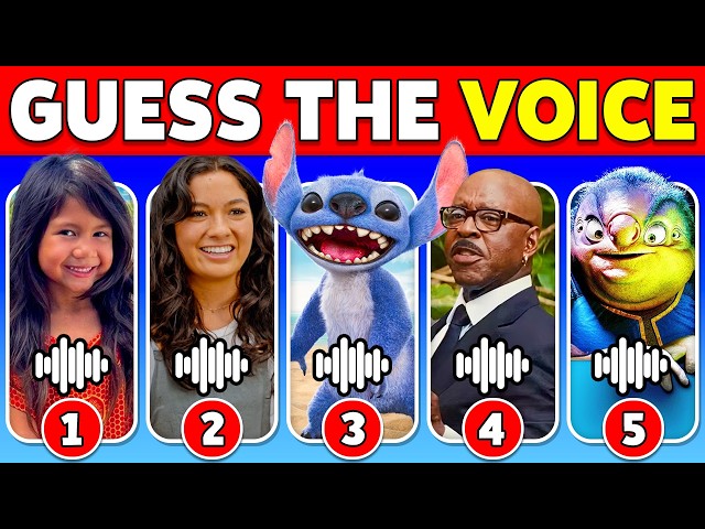 🔊 Guess the Lilo & Stitch Characters by Their Voice 🐨💙 Lilo & Stitch Movie Quiz ~ Stitch is Back!