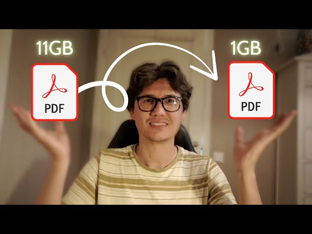 Compress PDF File Without software and Losing Quality