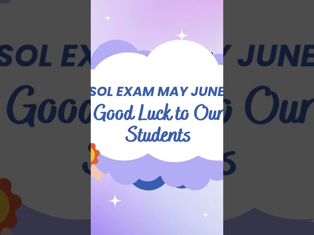 Dear Sol students: Best Of Luck for Your Exam 🍀