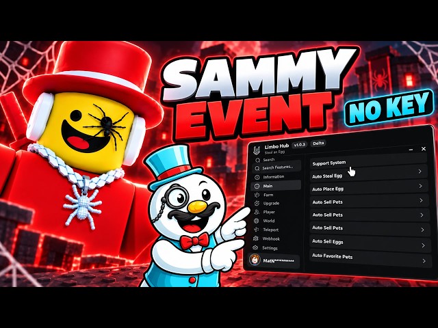 🕸️ STEAL AN EGG SCRIPT NO KEY | SAMMY UPDATE + AUTO STEAL (2026)