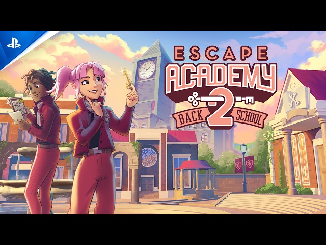 Escape Academy 2: Back 2 School - Announcement Trailer | PS5 Games