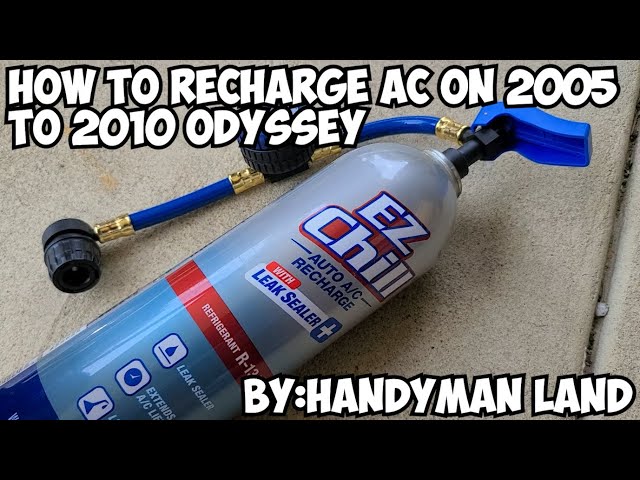 How To Recharge AC On 2005 To 2010 Odyssey