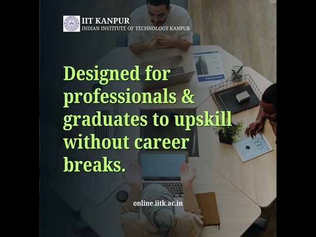 🎓 Big Announcement – IIT Kanpur Launches Online PG Diploma Programs! 🚀 #iitkanpur #careergrowth
