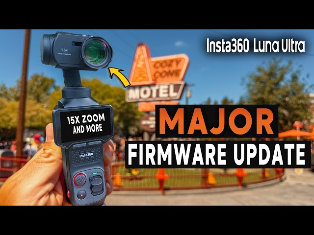Insta360 Luna Ultra - HUGE FIRMWARE UPDATE NEW FEATURES!