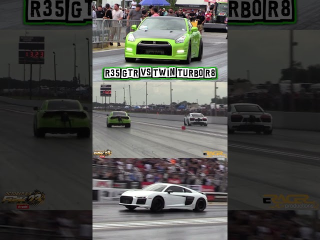 R35 GTR vs Audi R8 #gappinsurance #fl2k