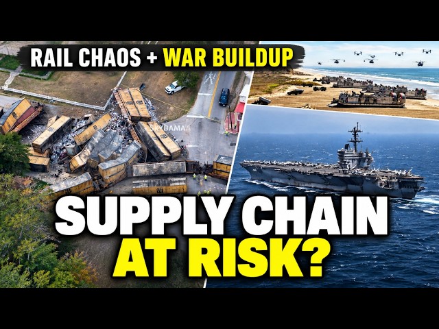 MULTIPLE TRAINS DERAILED, WARSHIPS DEPLOYED, TRUCKER STRIKE—THIS IS VERY OMINOUS!