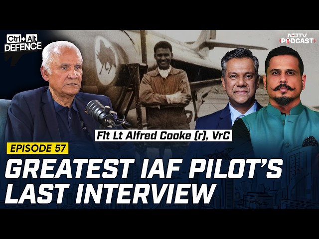 Alfred Tyrone Cooke | Greatest IAF Pilot’s Last Interview | Ctrl Alt Defence Ep 57