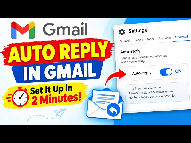 Auto Reply in Gmail #google #googleautoreply