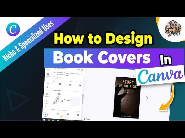 How to Design Stunning Book Covers in Canva | Easy Step by Step Guide for Beginners!