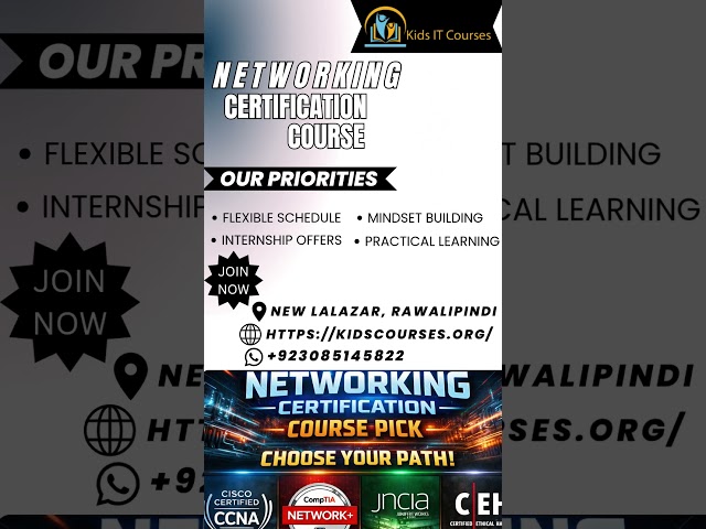 NETWORKING CERTIFICATION course