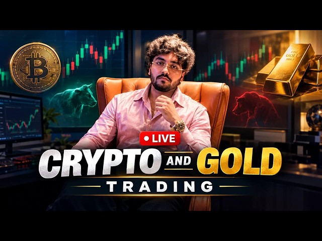 Big Crash !! Live Trading Crypto Gold , Bitcoin Learning Analysis | Intelligent Trader