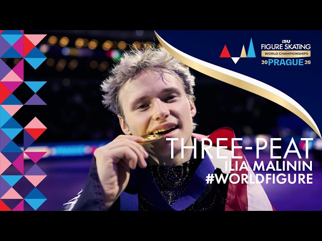 THREE-PEAT | Ilia Malinin (USA) | Winner Interview | #WorldFigure | Prague 2026