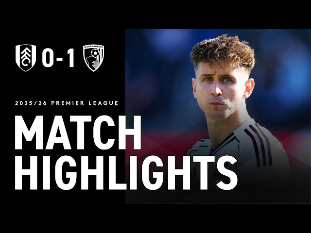 Fulham’s Narrow Home Defeat | Two Sending-Offs in Fulham v Bournemouth 🟥