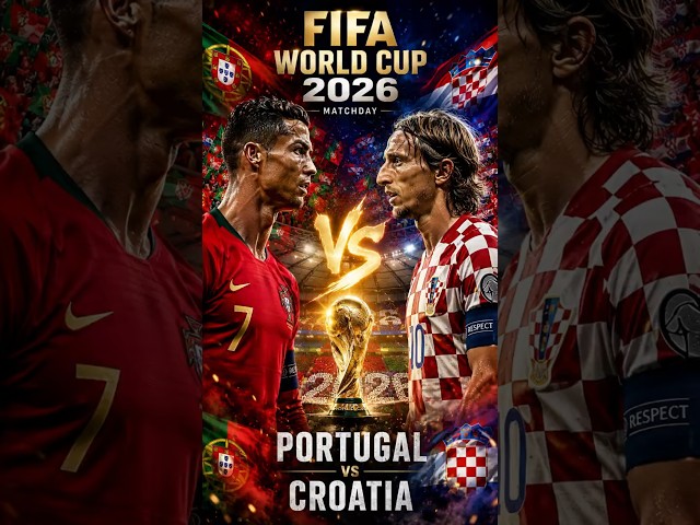 FIFA World Cup 2026 Matchday: Portugal vs Croatia #football #worldcup #portugal #croatia