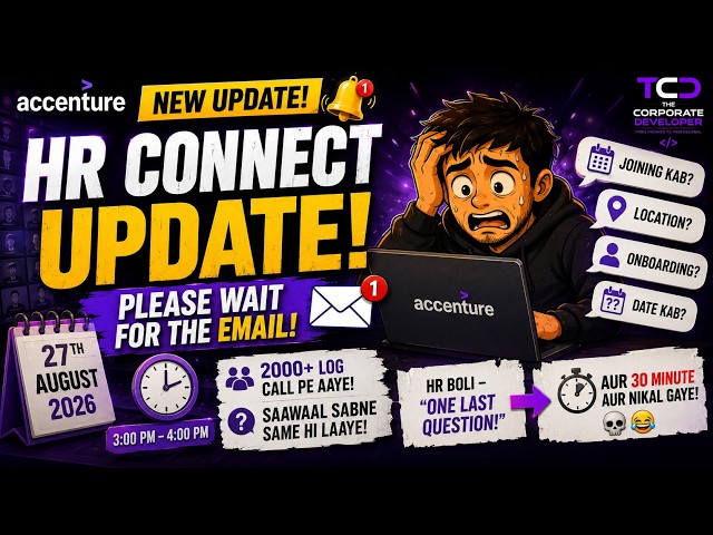 Accenture HR Connect 2026 📧 | “Please Wait for the Email” 😂 | Joining & Onboarding | #accenture #job