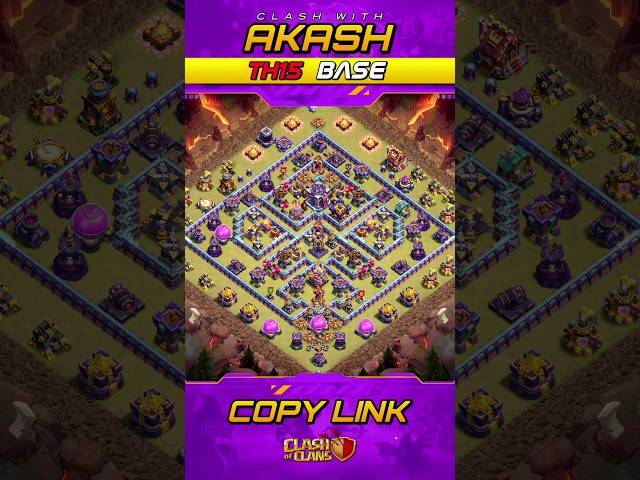 🚨 Impossible to 3 Star! TH15 Anti 2 Star Base 2026 💀 War/Cwl/Legend Base Link Clash of Clans 🔥