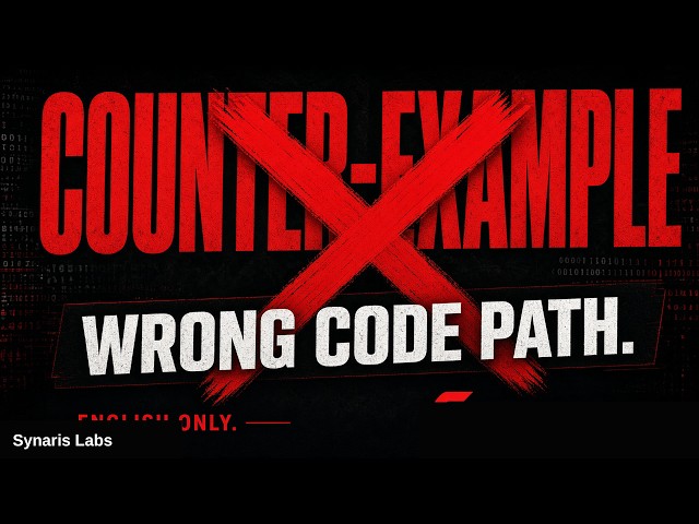 Counter-example | Synaris Labs — Lesson 13