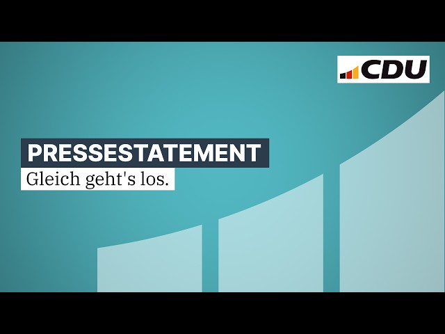 CDU Germany Press Statement