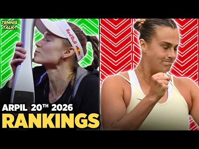 Rybakina Wins Stuttgart | Andreeva, Cobolli Rise | Mboko, Ruud Fall | Tennis Rankings