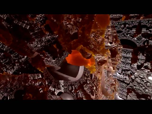 Flight through Mandelbox fractal