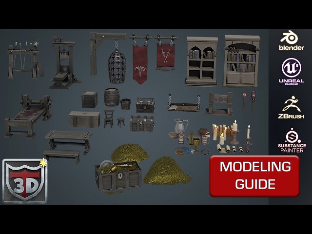 Blender 3 Become a Prop Artist Complete 3D Modelling Guide
