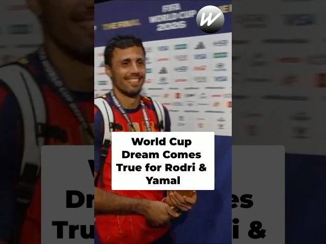Rodri Celebrates World Cup Victory #shorts