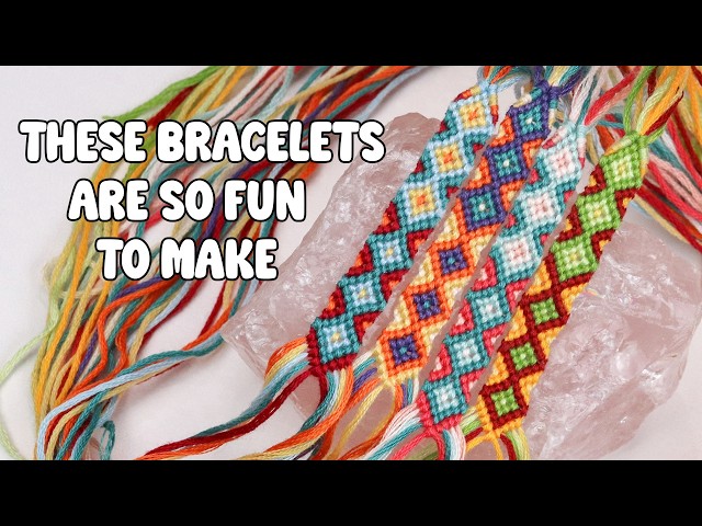 Triple Diamond bracelet tutorial - bracelet of the summer? ☀️