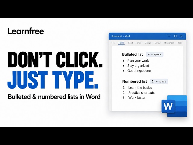 Stop Clicking the List Button | Word Beginner Tip
