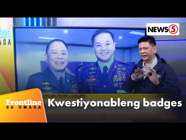 News Explained: Questionable badges | Frontline Sa umaga