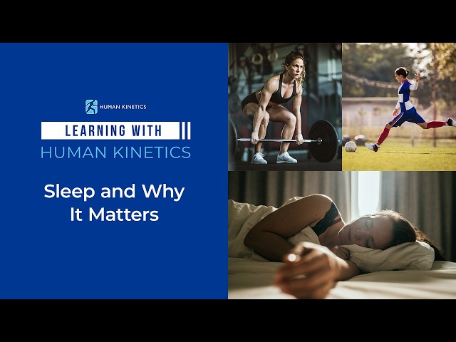 The impact of sleep on performance, with Aaron Patterson, M.S.