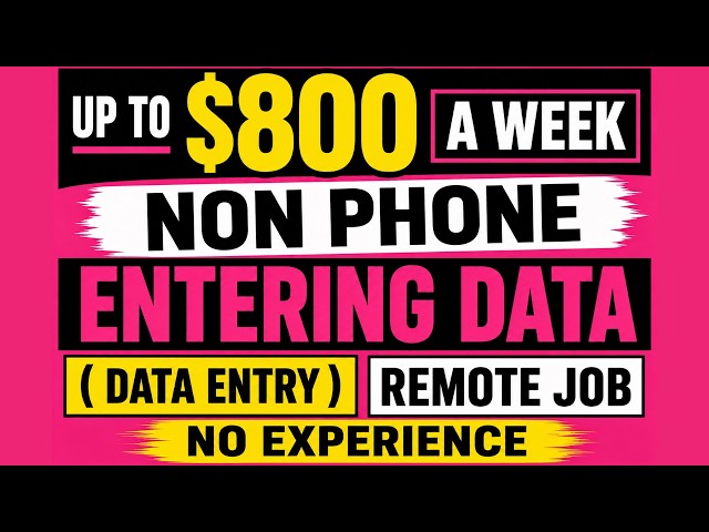 How to Find Non-Phone Data Entry Remote Jobs | Beginner-Friendly Work From Home Opportunities
