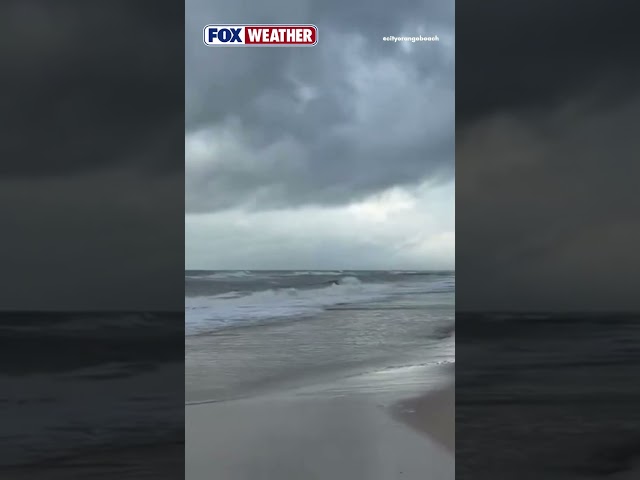 Storms loom over Orange Beach, Alabama