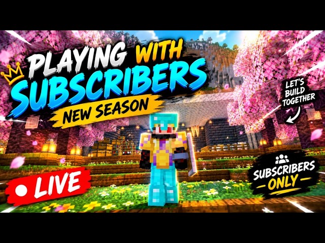 PLAYING WITH SUBSCRIBERS IN THE NEW SEASON! 🔥 | Minecraft