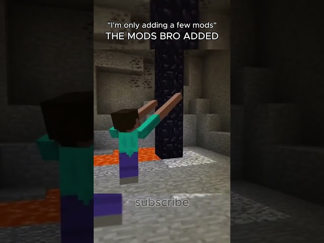 When Bro Adds Mods to Minecraft