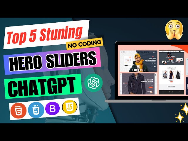 Top 5 Stunning HTML Sliders with ChatGPT – No Coding Required!