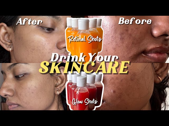 Drink your Skincare 🍷 #retinolskincare #glowsecrets