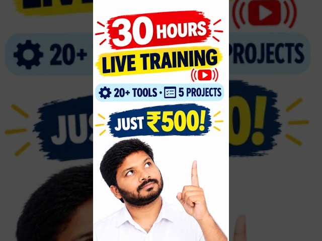 AI, DevOps & Cloud Live Classes 🔥 80% OFF – Is it? #shorts
