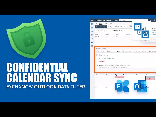 Confidential Calendar Sync - Exchange/ Outlook Data Filter